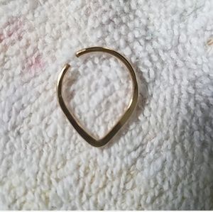 Adjustable septum ring.
